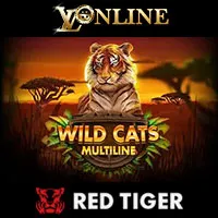 slot Wild Cats Multiline Red Tiger